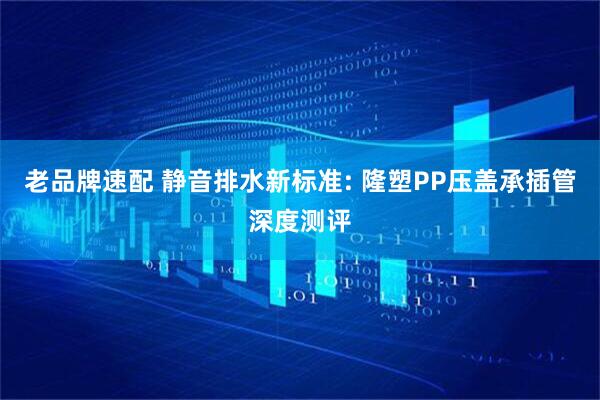 老品牌速配 静音排水新标准: 隆塑PP压盖承插管深度测评